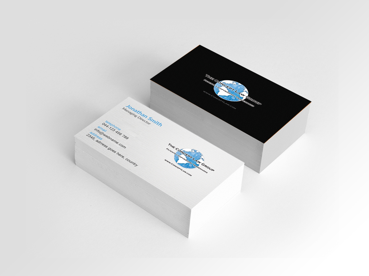 Business Card Design by Creations Box 2015 for The Concept Law Group, P.A. | Design #6253599
