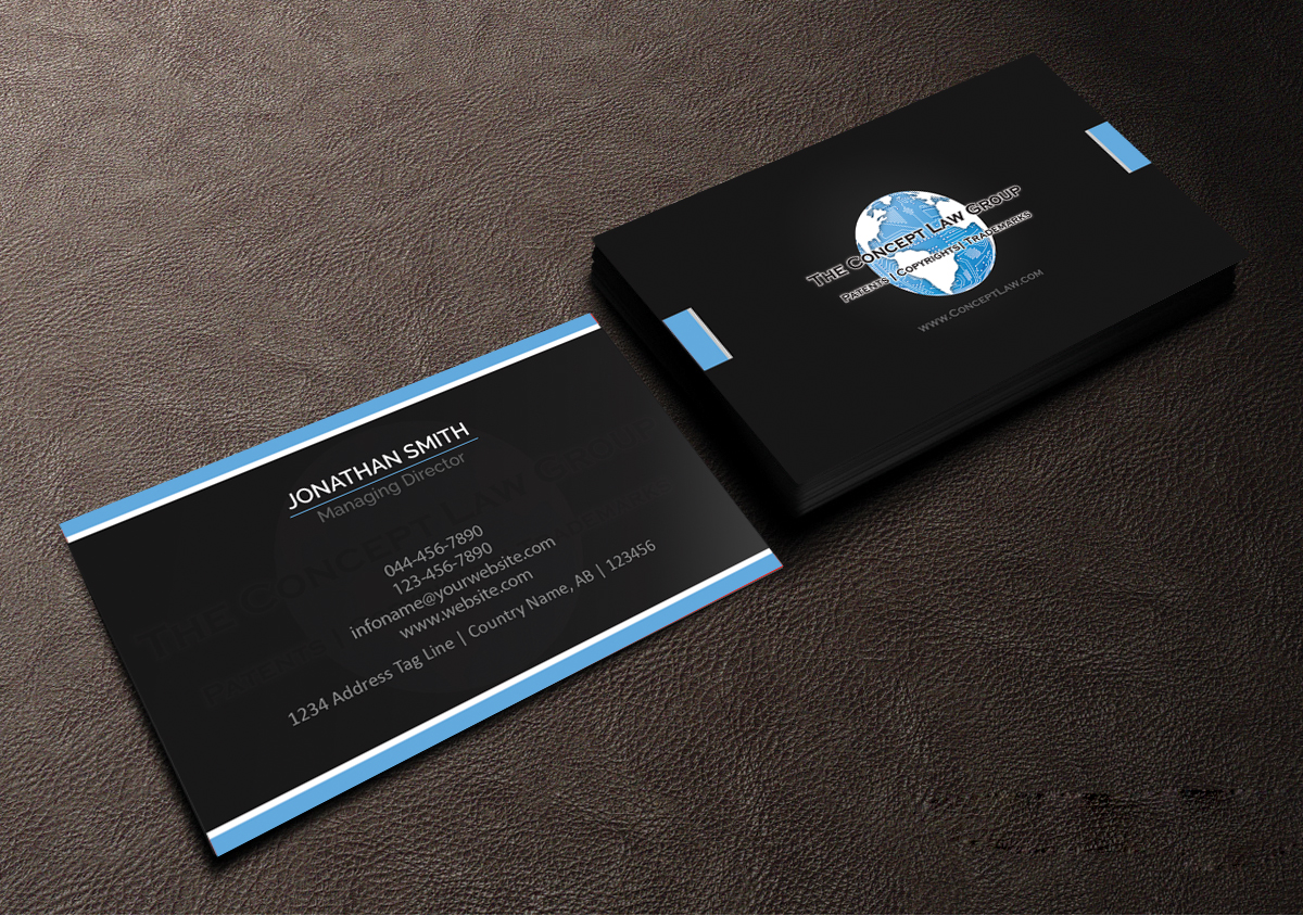 Design de Carte de Visite par Creations Box 2015 pour The Concept Law Group, P.A. | Design #6253606