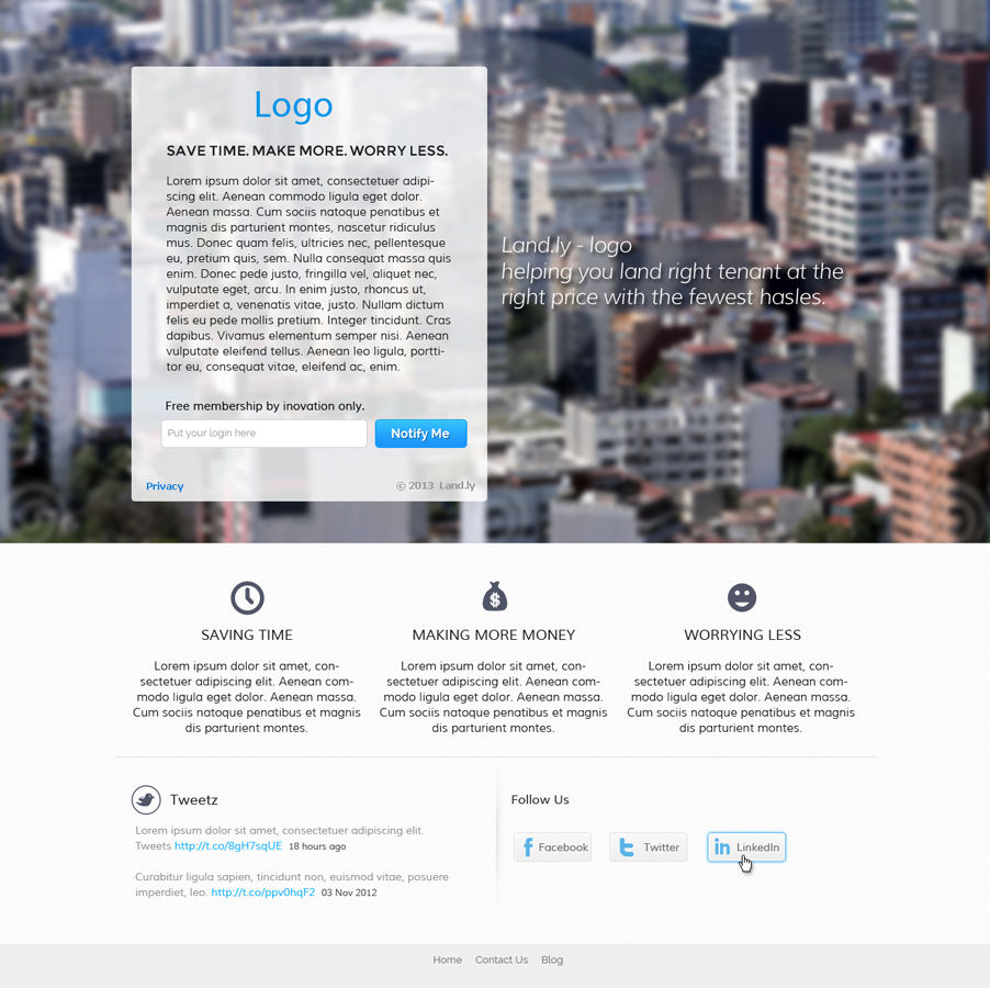 Landing Page Design by Violeta Pironkova for this project | Design #1669184