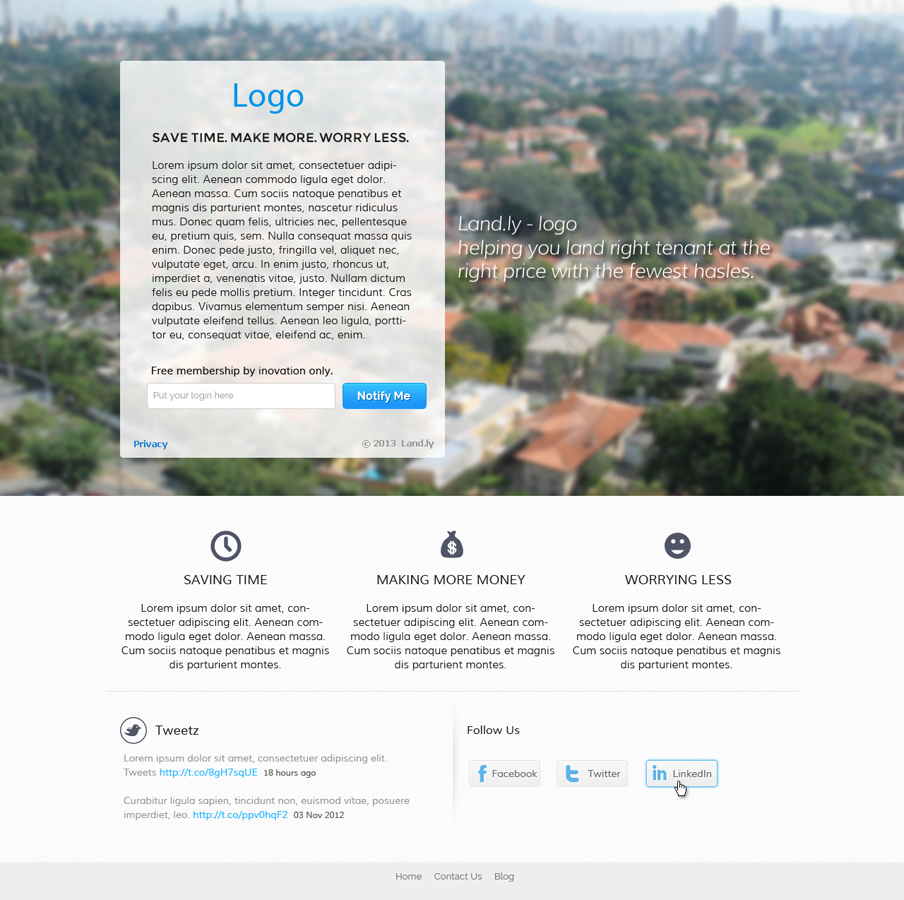 Landing Page Design by Violeta Pironkova for this project | Design #1669211