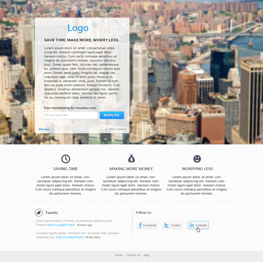 Landing Page Design by Violeta Pironkova for this project | Design #1669277