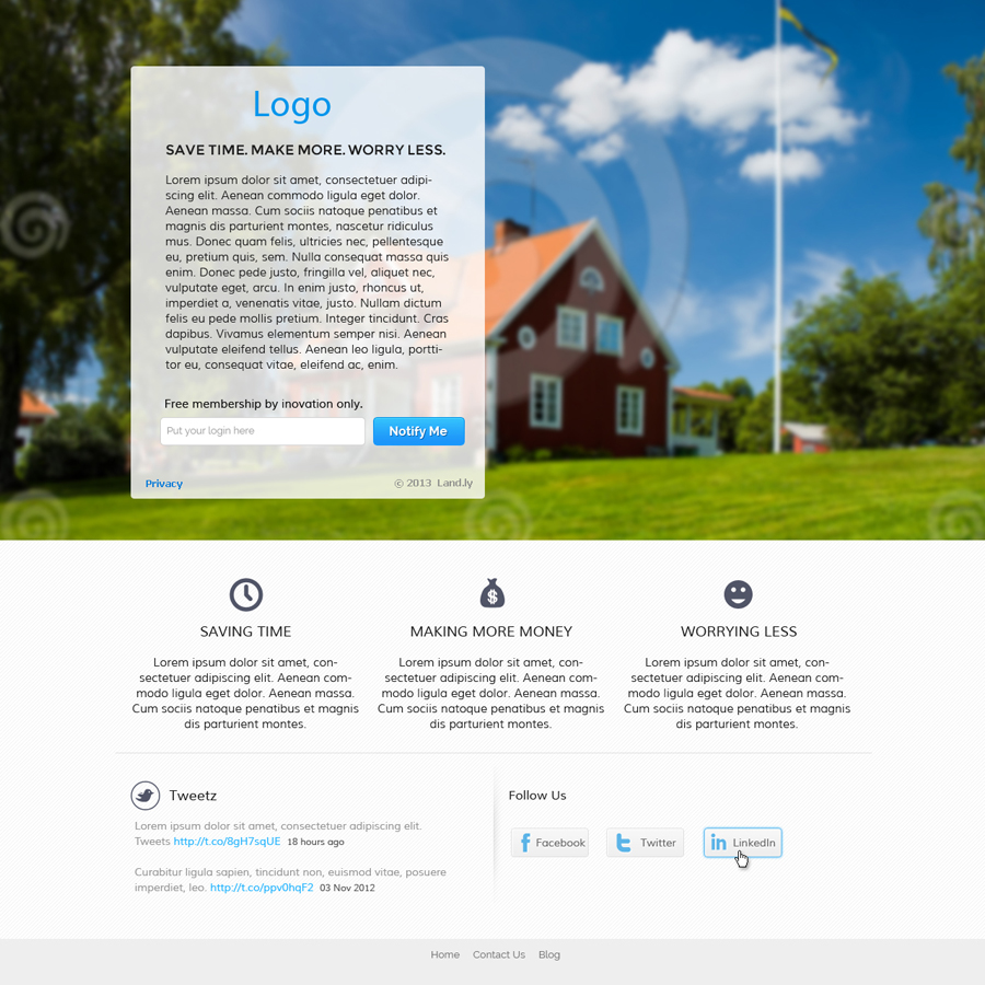 Landing Page Design by Violeta Pironkova for this project | Design #1669300