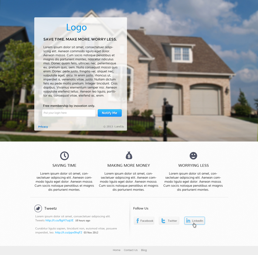 Landing Page Design by Violeta Pironkova for this project | Design #1669340