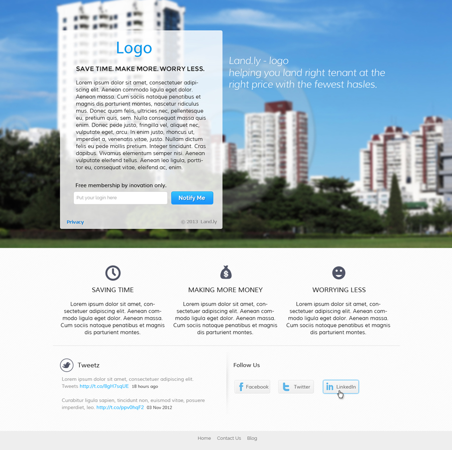 Landing Page Design by Violeta Pironkova for this project | Design #1669350