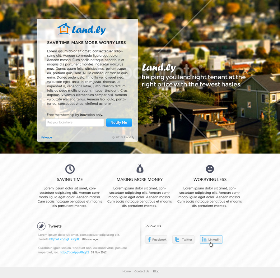 Landing Page Design by Violeta Pironkova for this project | Design #1681519