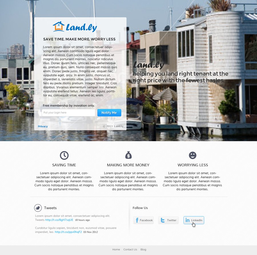 Landing Page Design by Violeta Pironkova for this project | Design #1681532