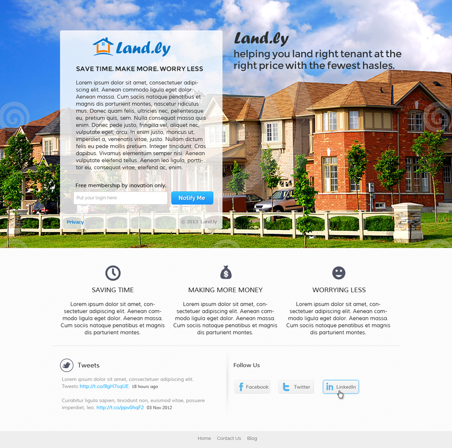 Landing Page Design by Violeta Pironkova for this project | Design #1681567