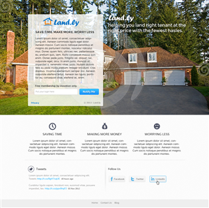 Landing Page Design by Violeta Pironkova for this project | Design: #1681573