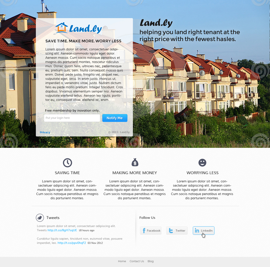Landing Page Design by Violeta Pironkova for this project | Design #1681582