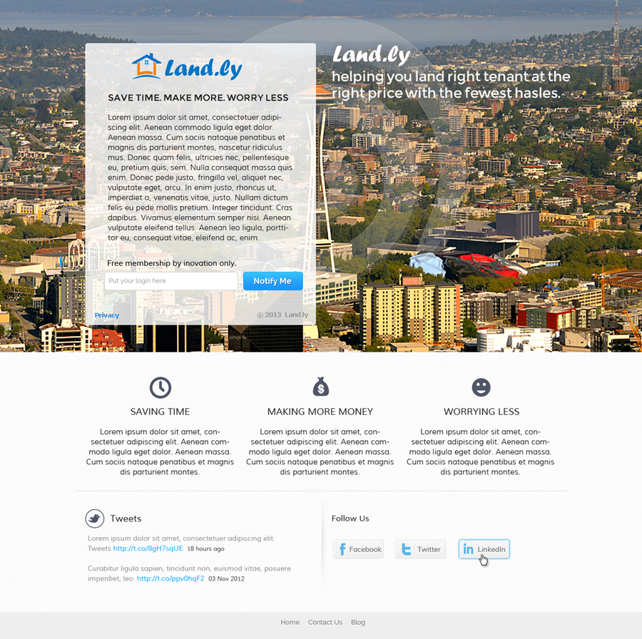 Landing Page Design by Violeta Pironkova for this project | Design #1681590
