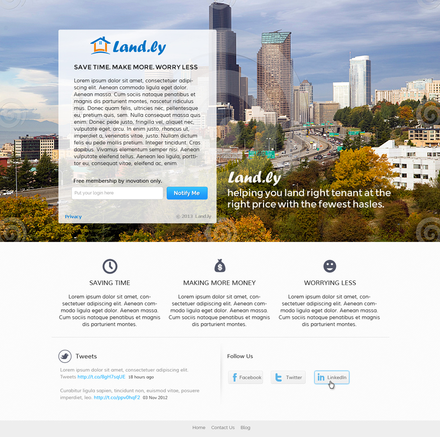 Landing Page Design by Violeta Pironkova for this project | Design #1681608