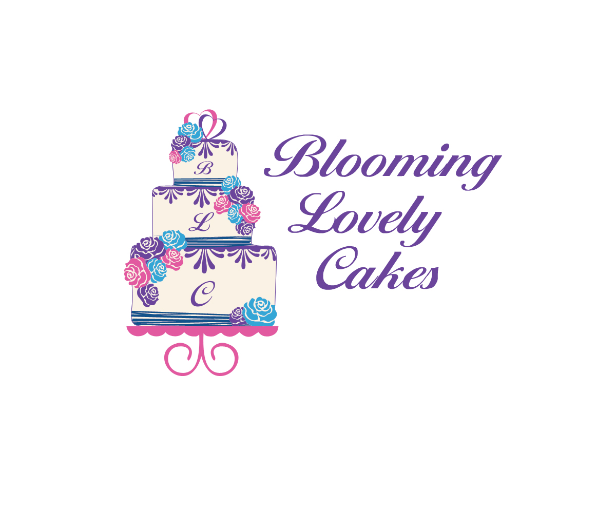 Logo Design by borzoid for Blooming Lovely Cake | Design #6303288
