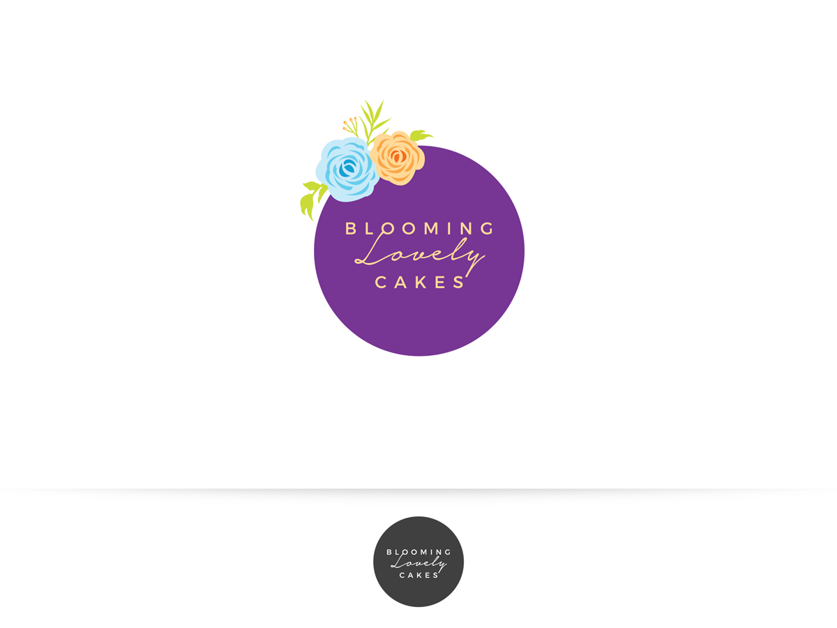 Logo Design by aftrmidnite for Blooming Lovely Cake | Design #6288308