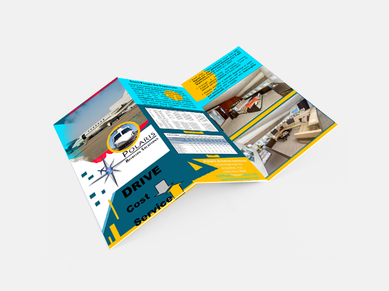 Flyer Design by dii for Polaris Aviation Solutions | Design #6241634