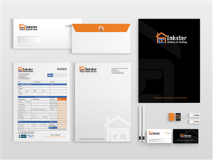 Stationery Design by Sarmishtha Chattopadhyay_loginchange for Inkster Heating and Cooling | Design: #6324390