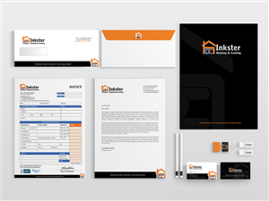 Schreibwaren-Design von Sarmishtha Chattopadhyay_loginchange für Inkster Heating and Cooling | Design: #6328431