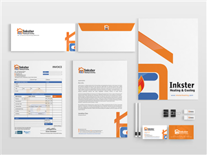Schreibwaren-Design von Sarmishtha Chattopadhyay_loginchange für Inkster Heating and Cooling | Design: #6330034
