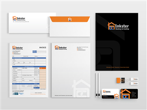 Stationery Design by Sarmishtha Chattopadhyay_loginchange for Inkster Heating and Cooling | Design: #6367904