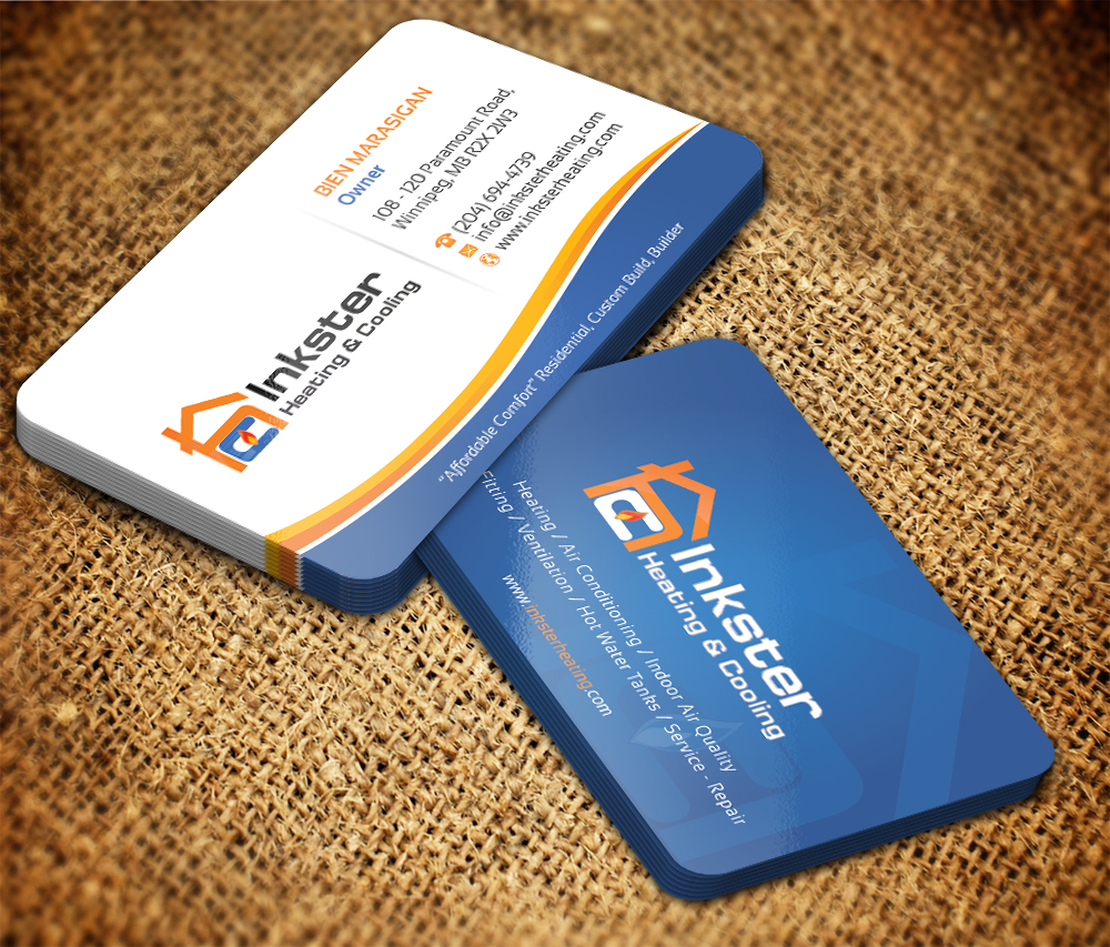 Schreibwaren-Design von Sarmishtha Chattopadhyay_loginchange für Inkster Heating and Cooling | Design #6377781