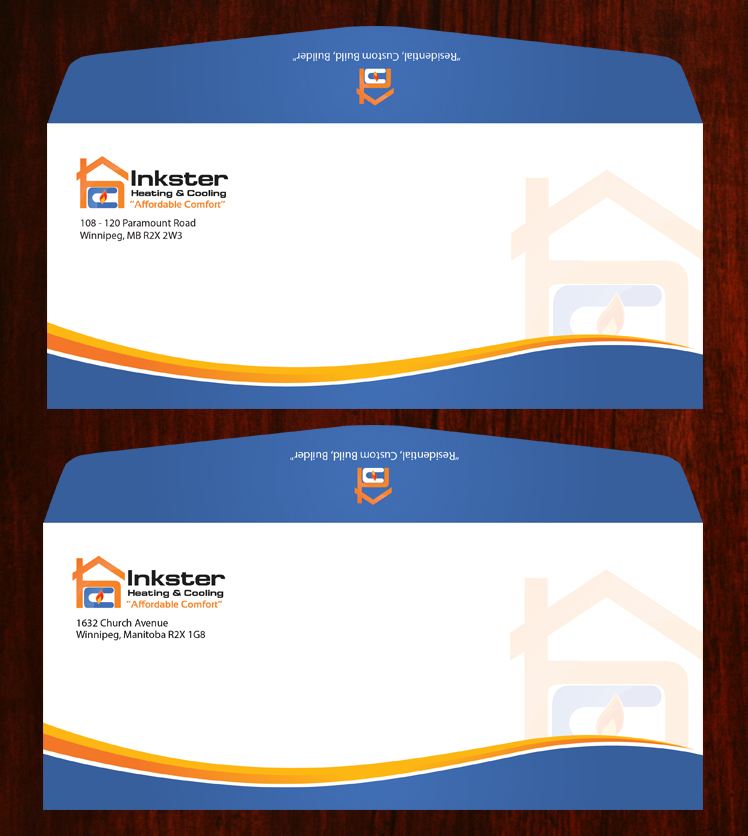 Schreibwaren-Design von Sarmishtha Chattopadhyay_loginchange für Inkster Heating and Cooling | Design #6441562