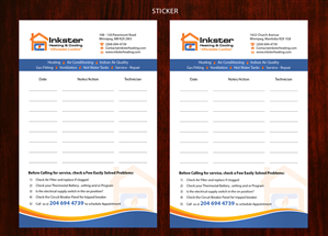Stationery Design by Sarmishtha Chattopadhyay_loginchange for Inkster Heating and Cooling | Design: #6441805