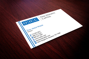 Business Card Design by Hardcore Design for Oak Heights Capital, Inc | Design: #6270946