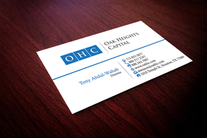 Business Card Design by Hardcore Design for Oak Heights Capital, Inc | Design: #6270962