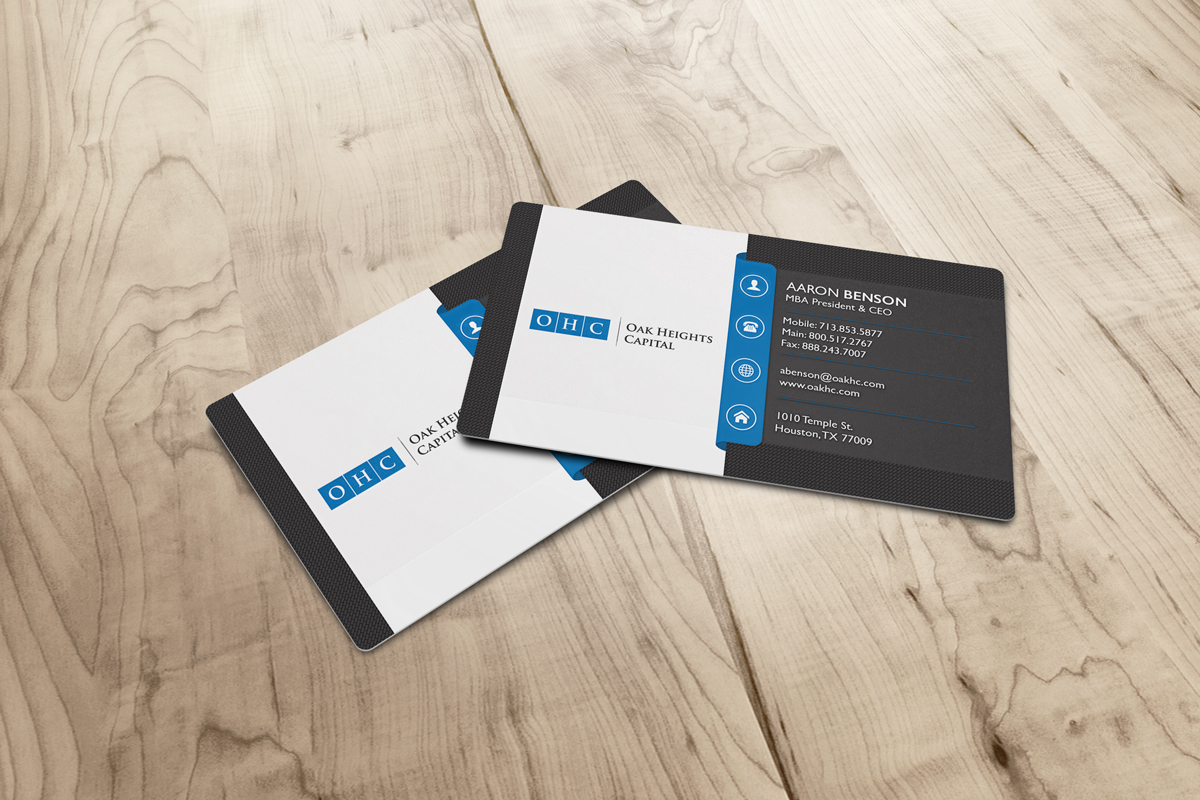 Design de Carte de Visite par isabel paoli pour Oak Heights Capital, Inc | Design #6231559
