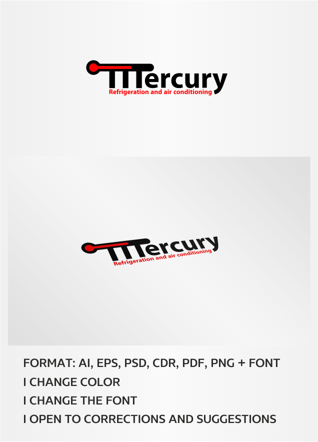 Logo Design by artsterdam for Mercury Refrigeration and Air Conditioning | Design #6239303