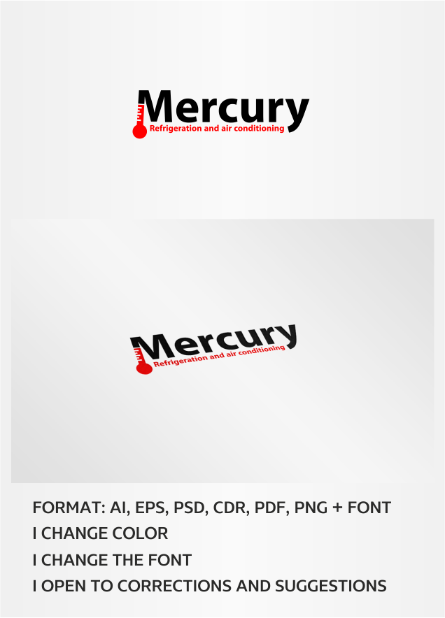 Design de Logo par artsterdam pour Mercury Refrigeration and Air Conditioning | Design #6239683