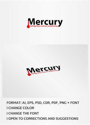 Design de Logo par artsterdam pour Mercury Refrigeration and Air Conditioning | Design : #6239683