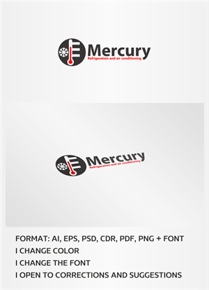 Design de Logo par artsterdam pour Mercury Refrigeration and Air Conditioning | Design : #6246292