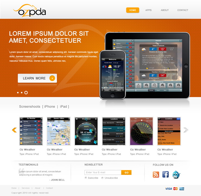 Web Design by rajesh prn for Ajnaware Pty Ltd | Design #333773