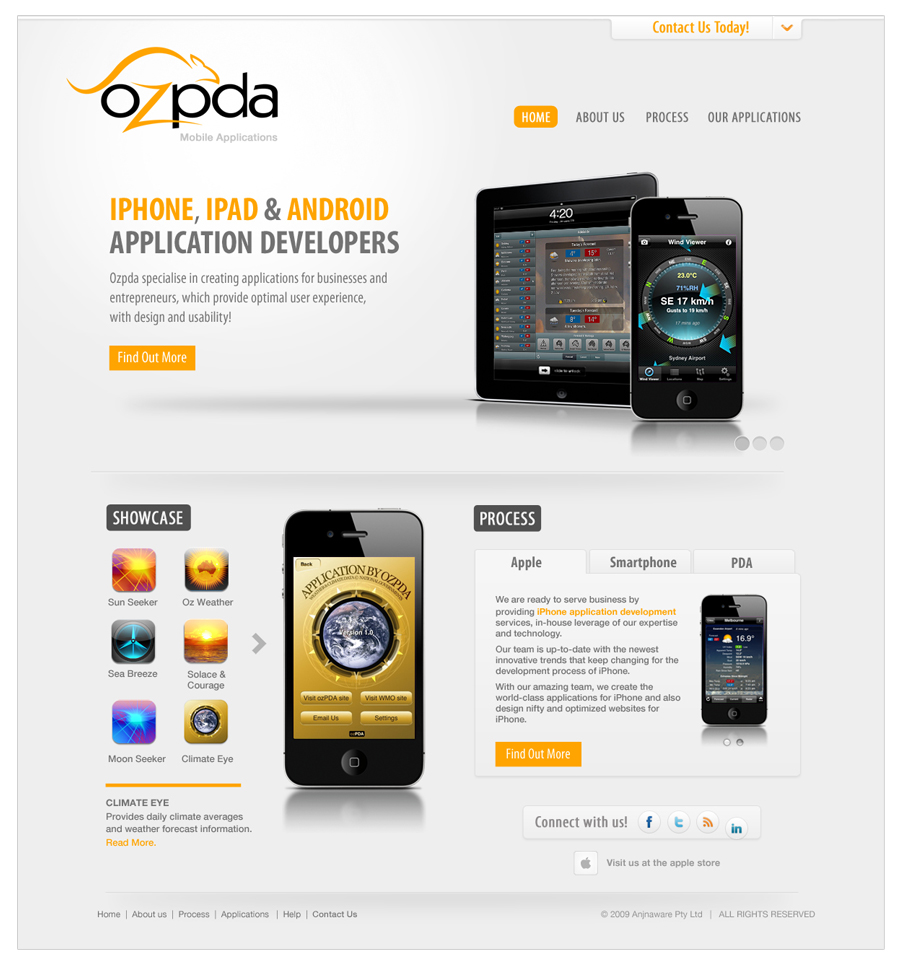 Web Design by Papersky for Ajnaware Pty Ltd | Design #333875
