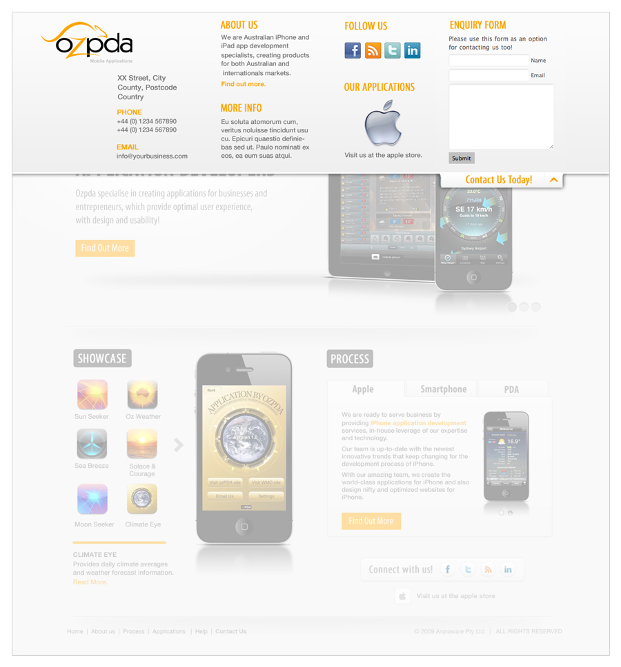 Web Design by Papersky for Ajnaware Pty Ltd | Design #333876