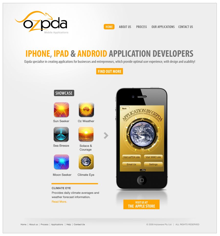 Web Design by Papersky for Ajnaware Pty Ltd | Design #338332