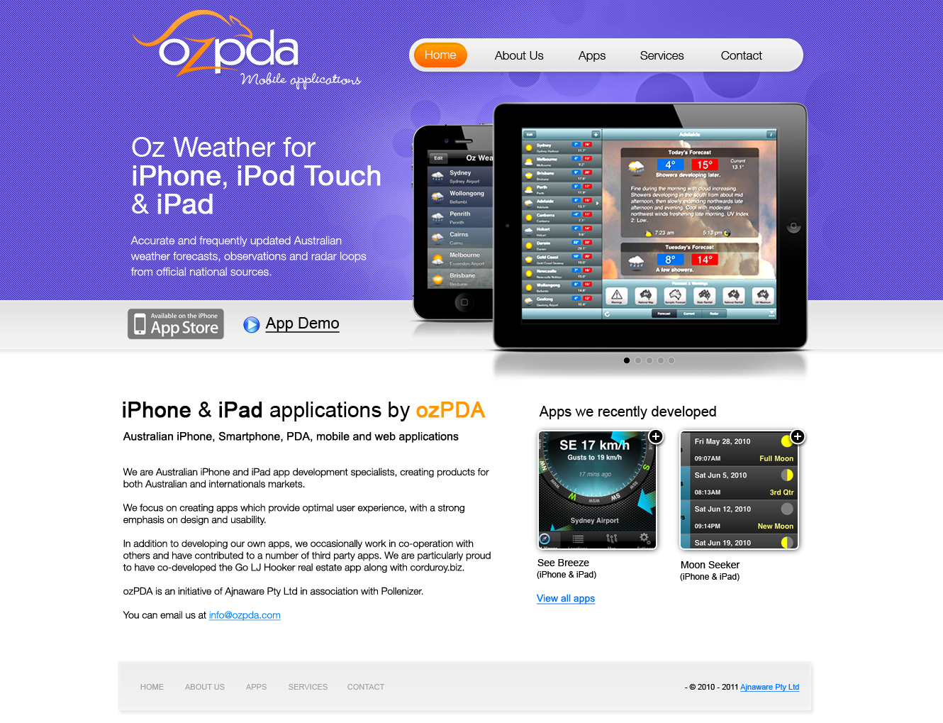 Web Design par OM pour Ajnaware Pty Ltd | Design #337772