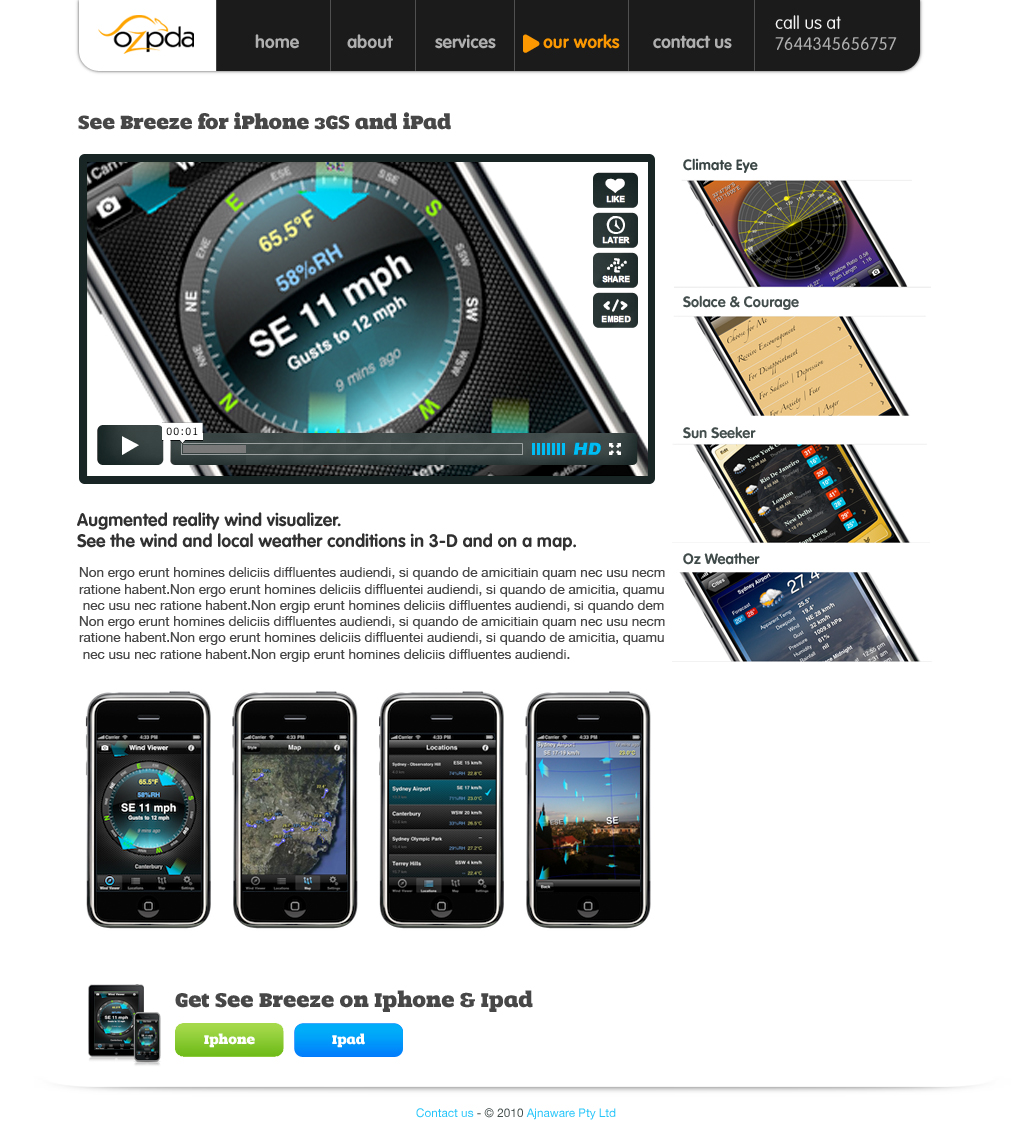 Web Design par holla_alexandre Tavitian pour Ajnaware Pty Ltd | Design #332207