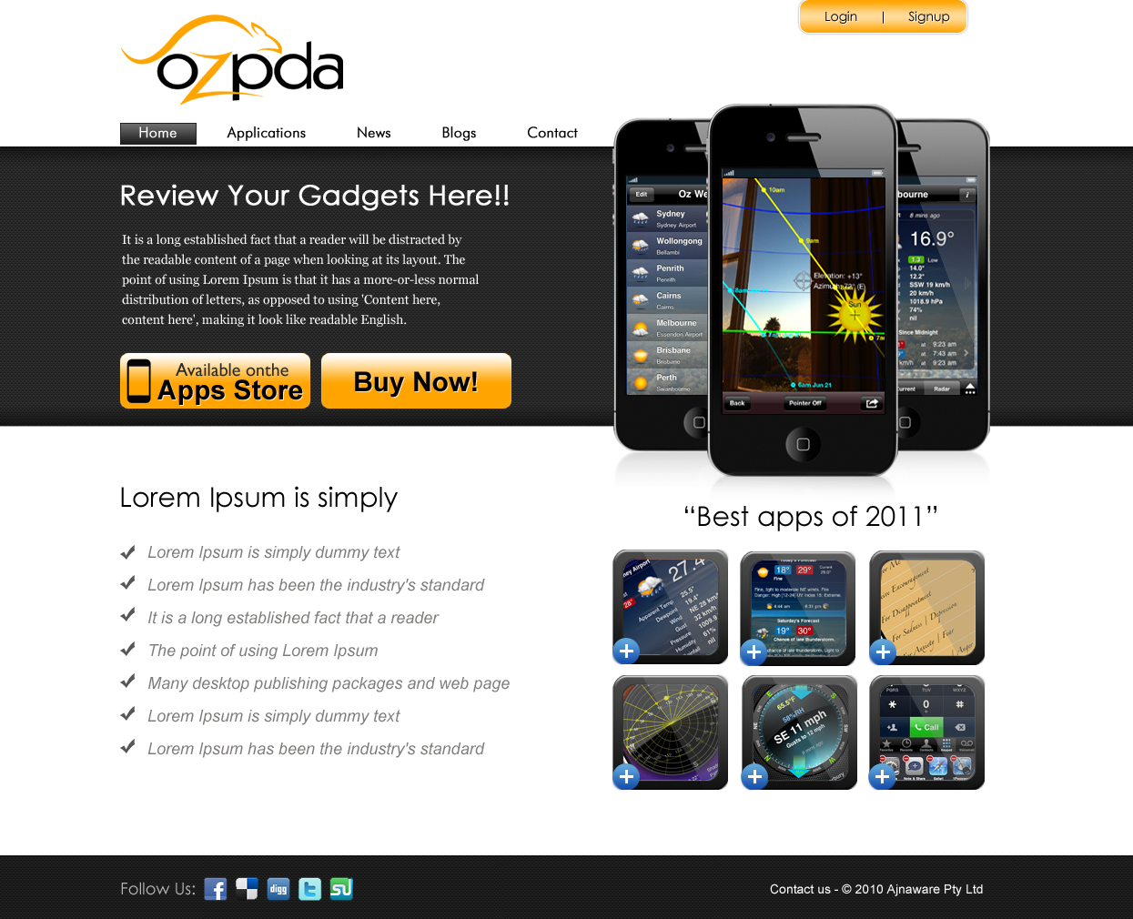Web Design par LogoDesigns.ae pour Ajnaware Pty Ltd | Design #330997