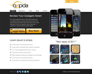 Web Design par LogoDesigns.ae pour Ajnaware Pty Ltd | Design : #330997