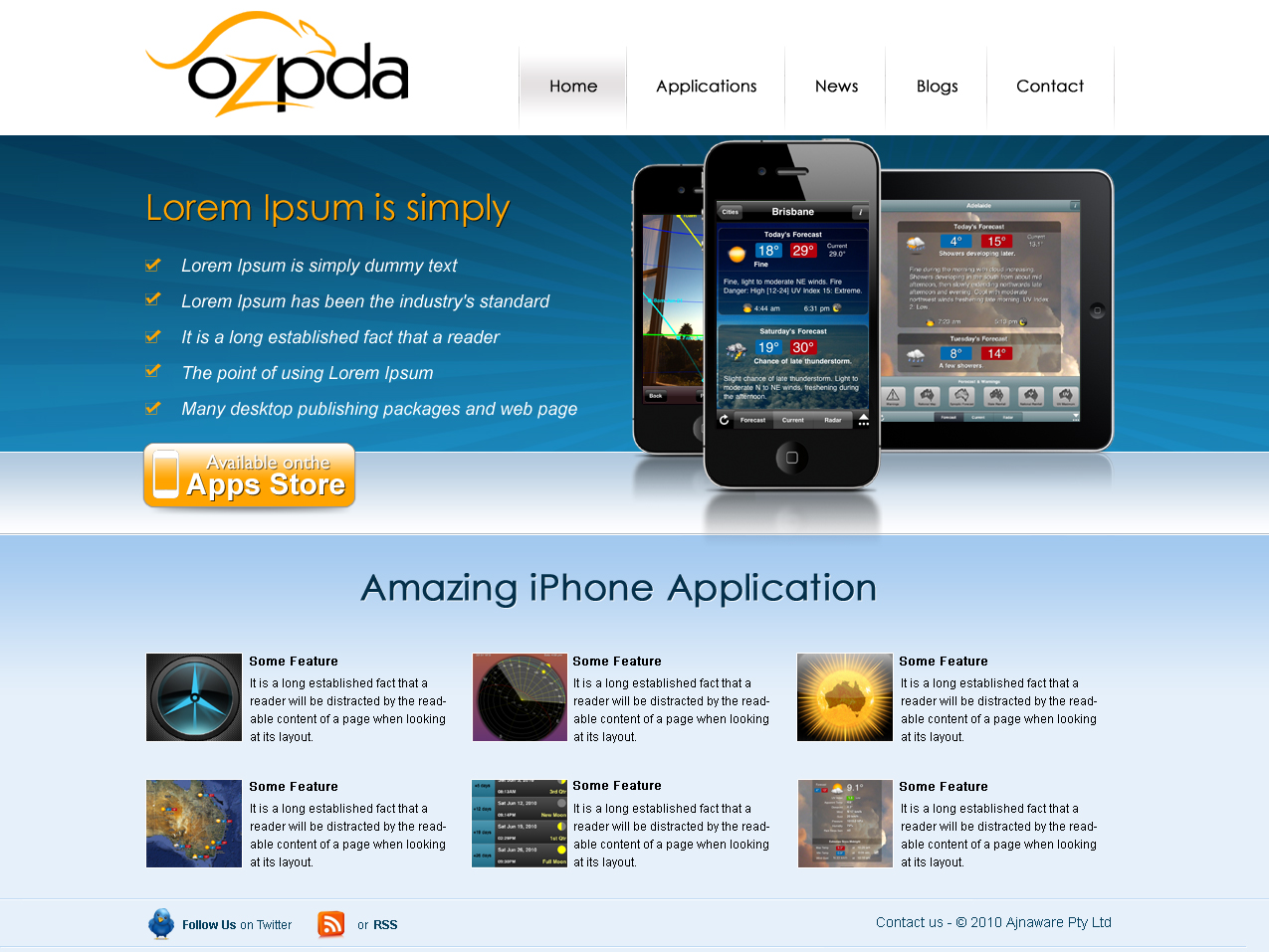 Web Design par LogoDesigns.ae pour Ajnaware Pty Ltd | Design #331170