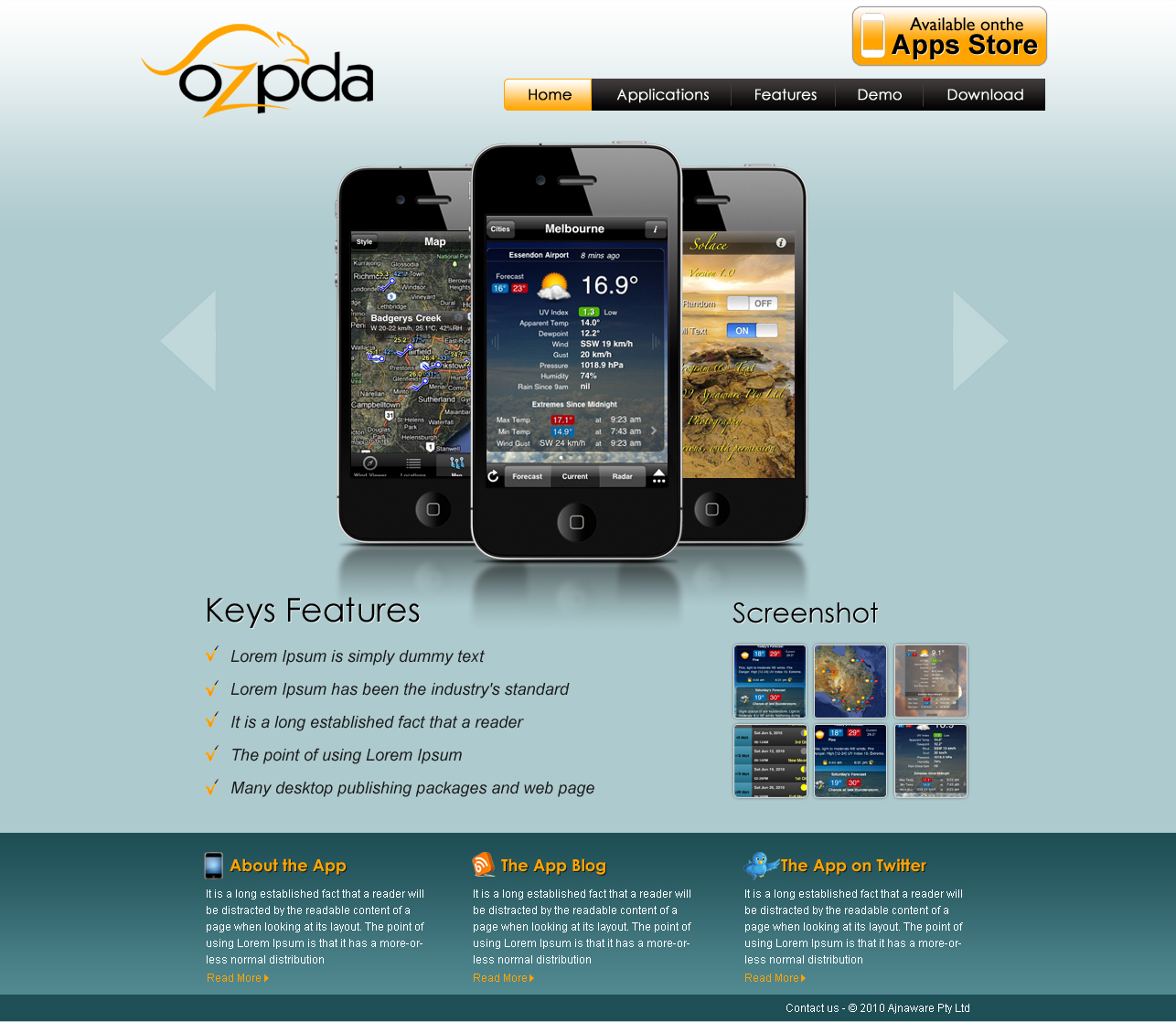 Web Design par LogoDesigns.ae pour Ajnaware Pty Ltd | Design #332256