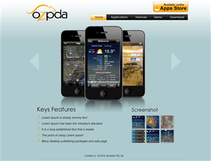 Web Design by LogoDesigns.ae for Ajnaware Pty Ltd | Design: #337088