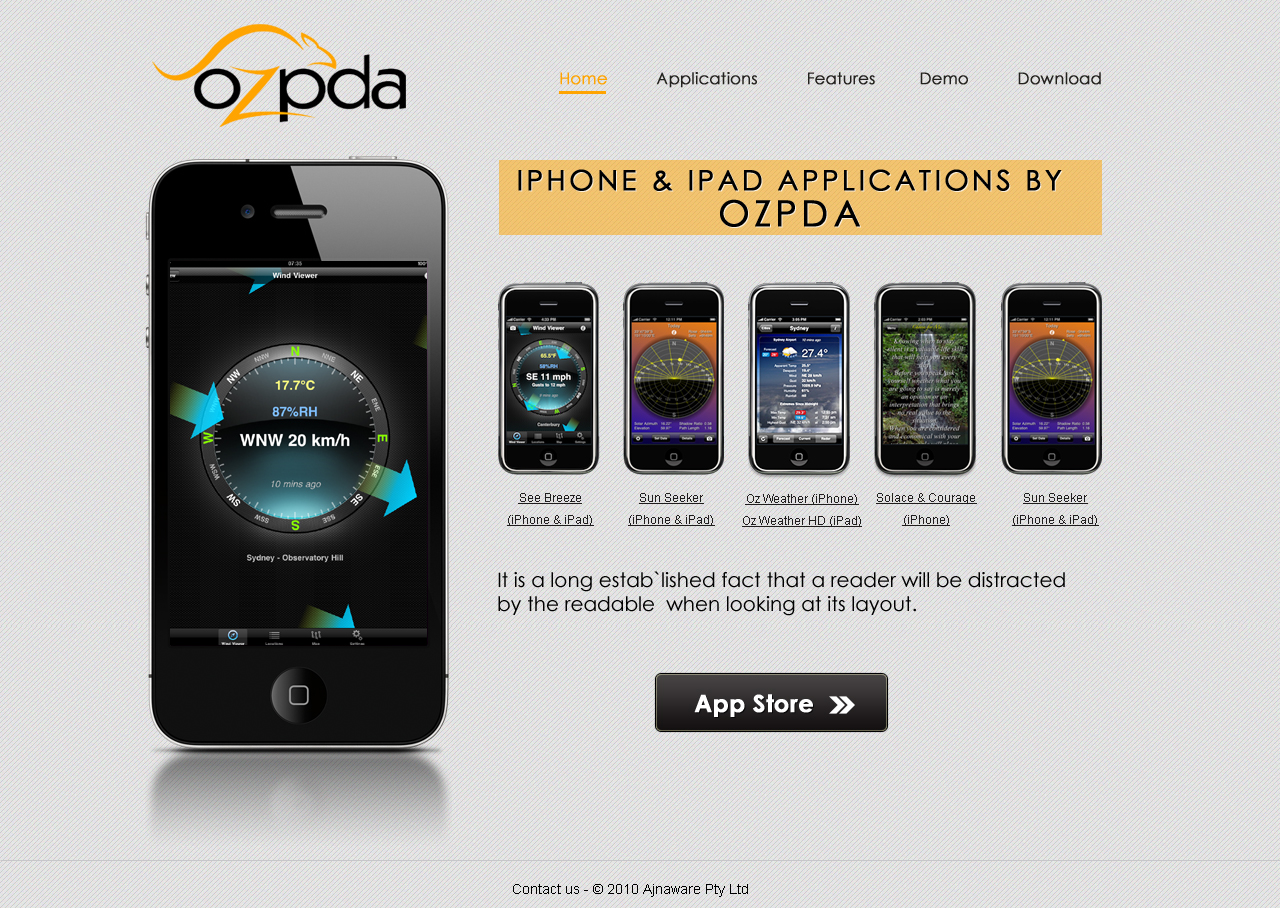 Web Design par LogoDesigns.ae pour Ajnaware Pty Ltd | Design #337341