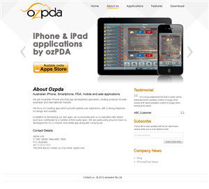 Web Design par LogoDesigns.ae pour Ajnaware Pty Ltd | Design : #337727