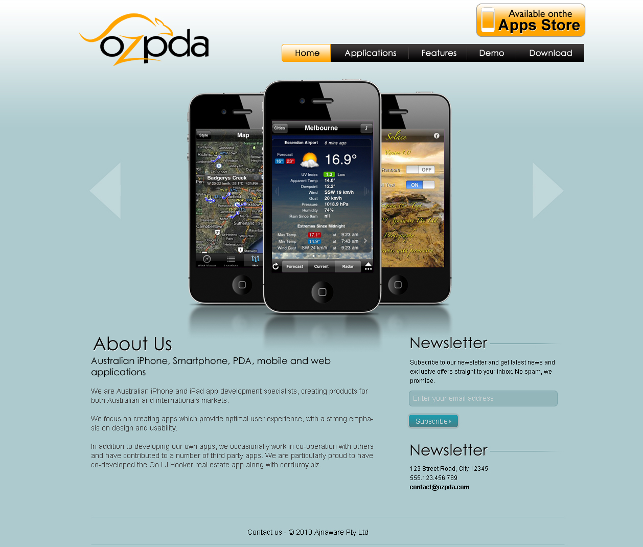 Web Design by LogoDesigns.ae for Ajnaware Pty Ltd | Design #337786
