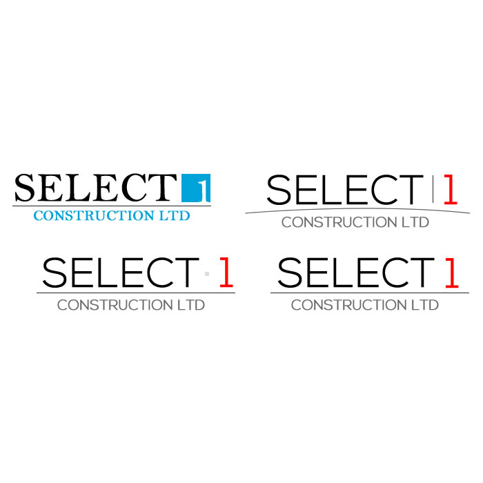 Logo Design by Snow Gum Creative Studios for Select1  Construction Ltd | Design #1657012