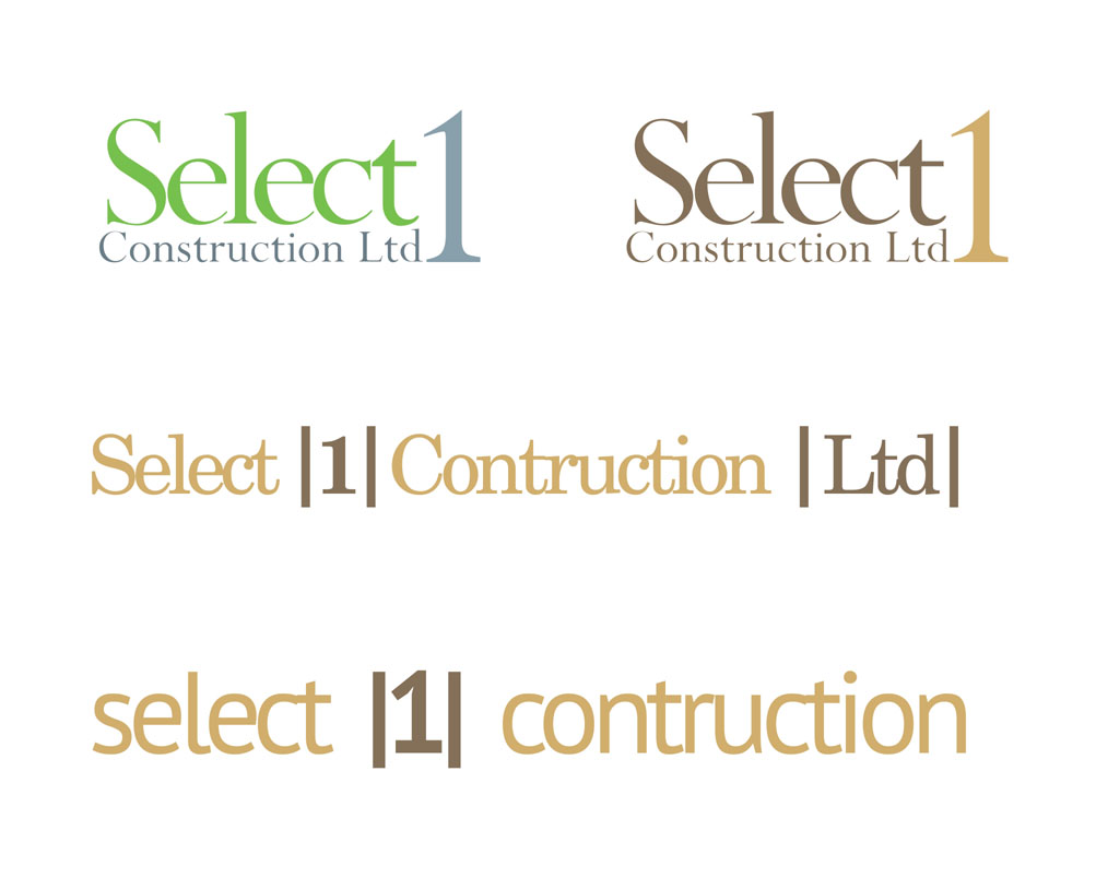 Logo-Design von ashwani für Select1  Construction Ltd | Design #1660789