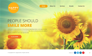 WordPress-Design von pb für Happy Brands | Design #6248503