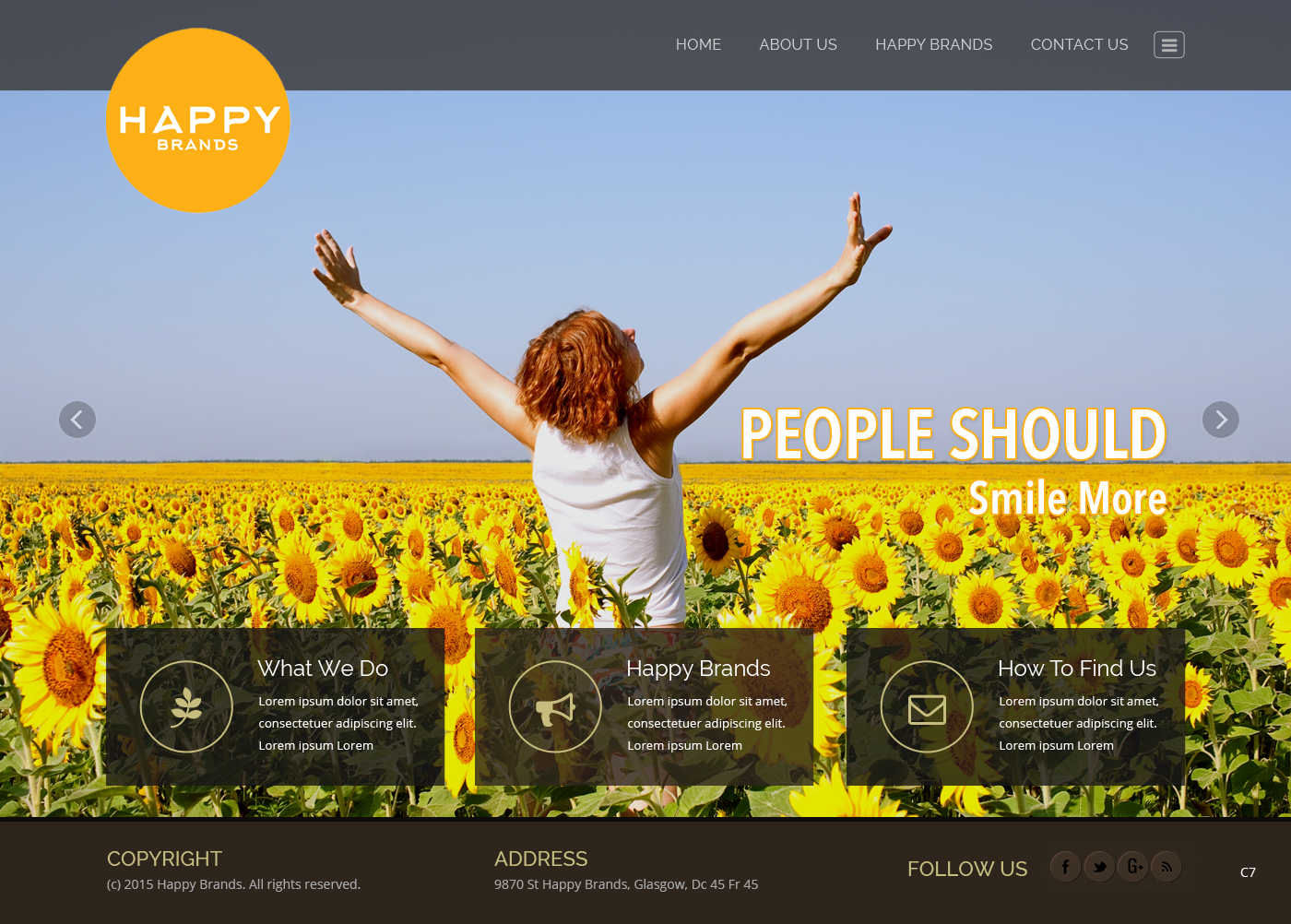 WordPress-Design von pb für Happy Brands | Design #6248505